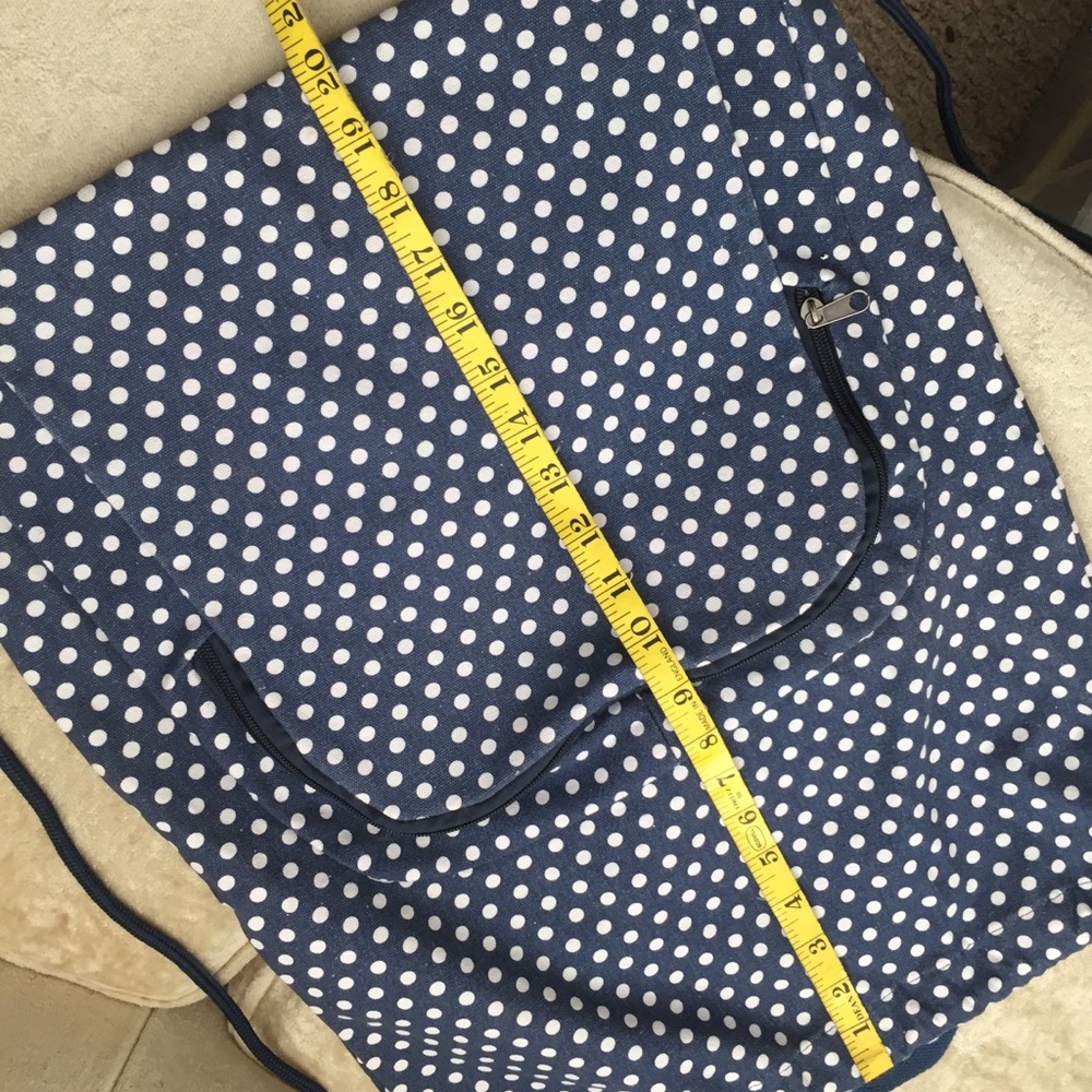 Y2k Mossimo Polka Dot Canvas Backpack - image 6